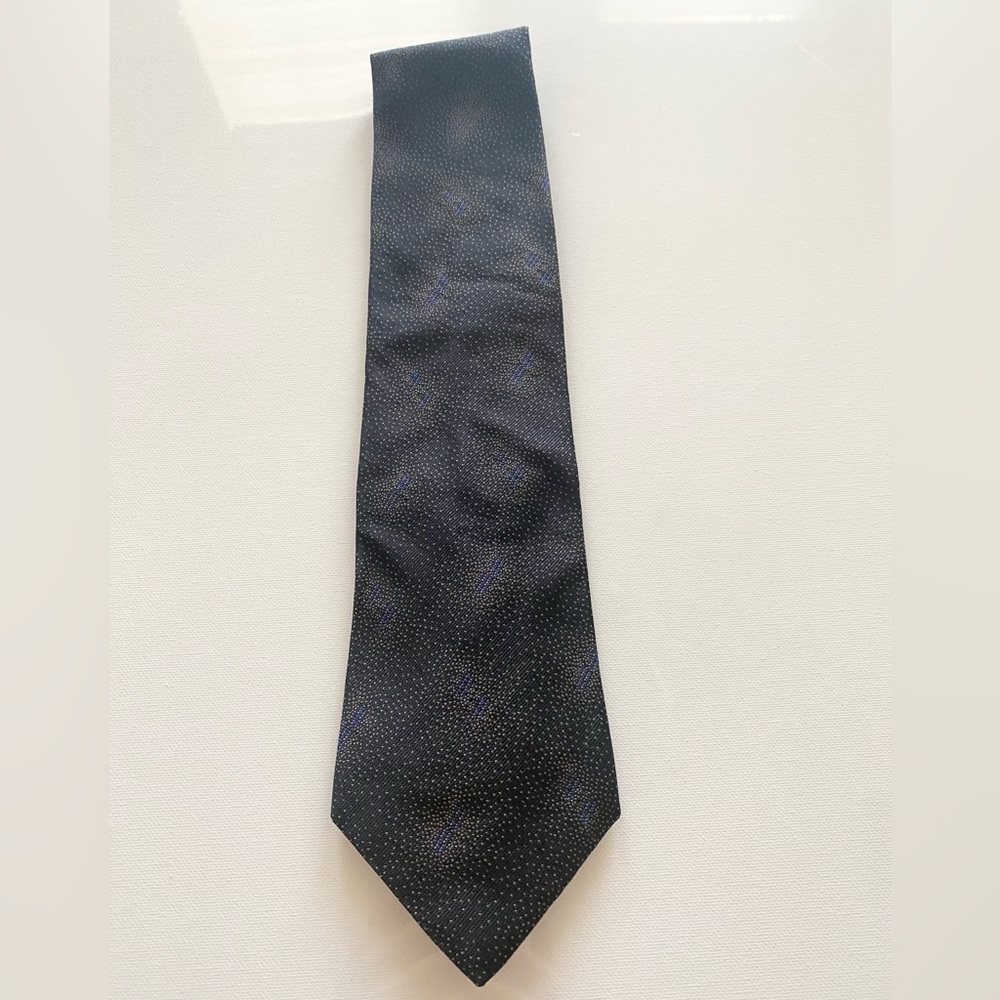 Wilke Rodriguez Silk Tie - Dark Brown/Blue